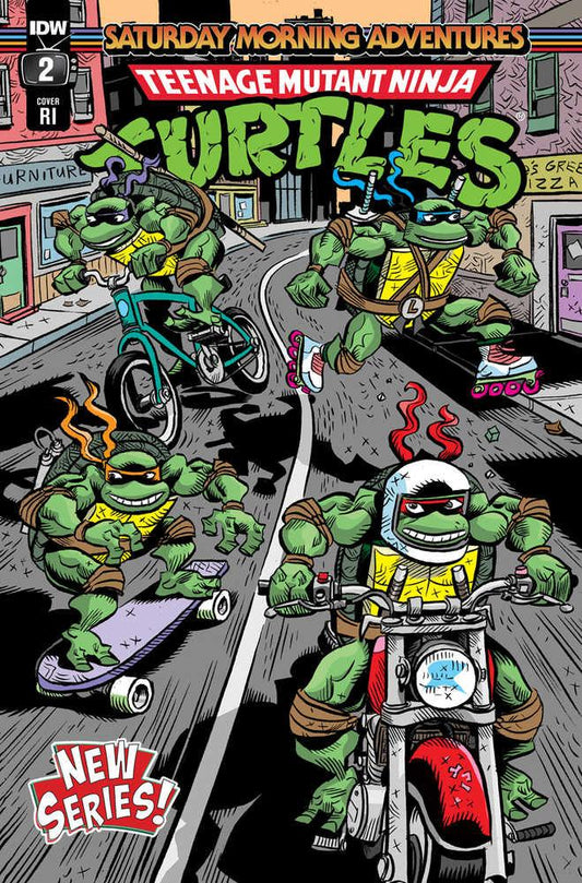 Teenage Mutant Ninja Turtles: Saturday Morning Adventures (2023-) #2 Variant Ri (10) (Lawson)
