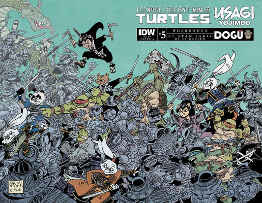 Teenage Mutant Ninja Turtles/Usagi Yojimbo: Wherewhen #5 - Cover A (Sakai)
