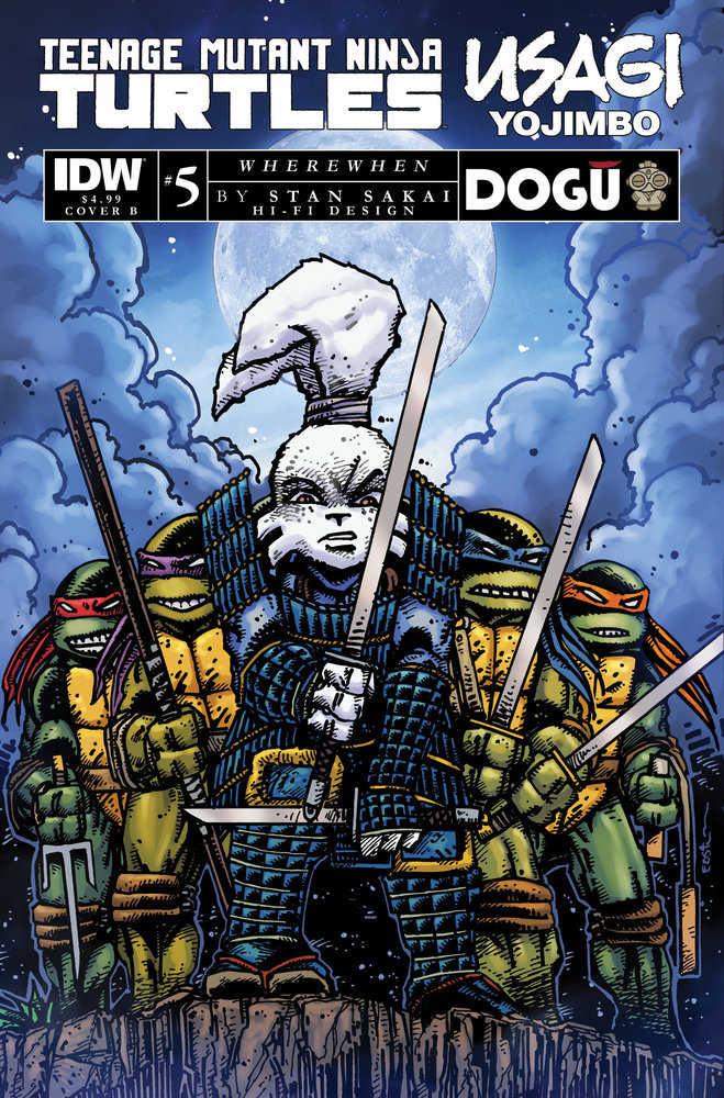 Teenage Mutant Ninja Turtles/Usagi Yojimbo: Wherewhen #5 - Variant B (Eastman)