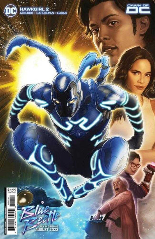 Hawkgirl #2 (Of 6) - Cover C Kaare Andrews Blue Beetle Movie Card Stock Variant