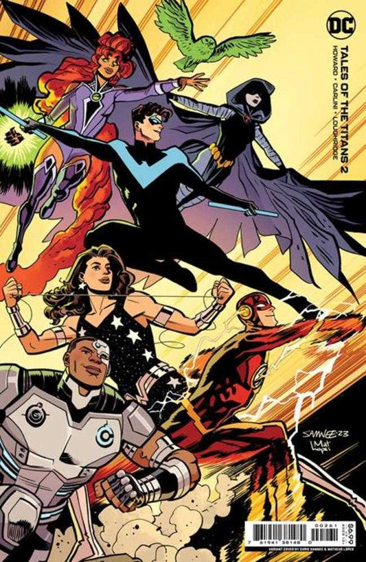 Tales Of The Titans #2 - (Of 4) Cover F Chris Samnee Titans Foil Card Stock Variant
