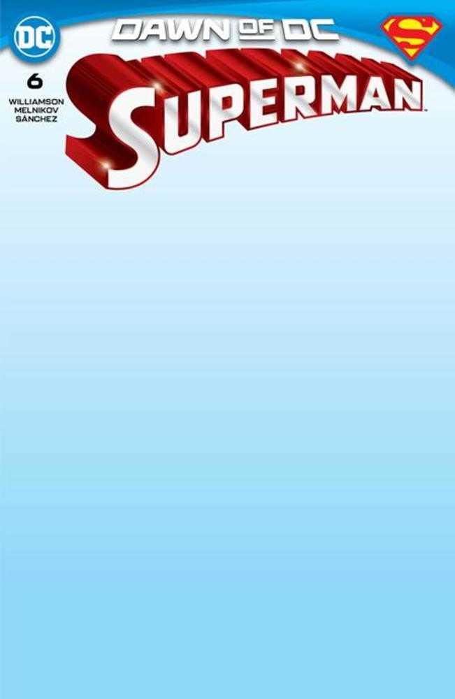 Superman #6 - Cover E Blank Card Stock Variant