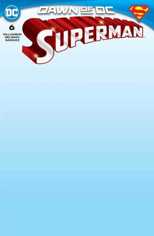 Superman #6 - Cover E Blank Card Stock Variant