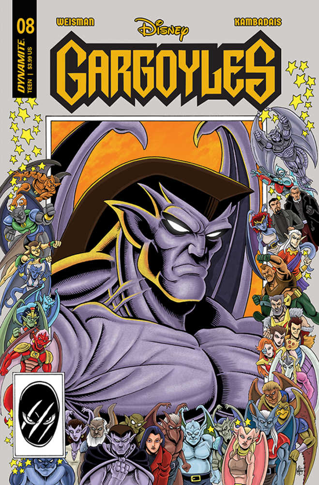Gargoyles #8 Cover R Foc Haeser Original