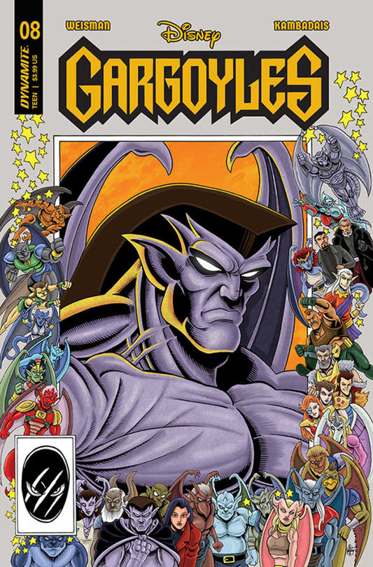 Gargoyles #8 Cover R Foc Haeser Original