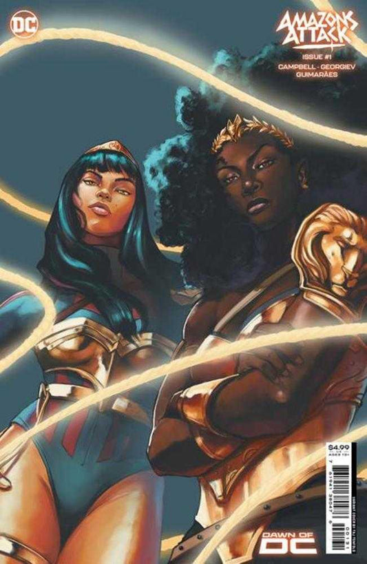 Amazons Attack #1 - Cover C Taj Tenfold Card Stock Variant