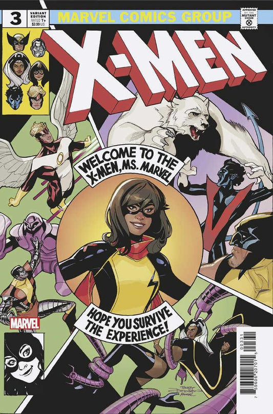 Ms. Marvel: The New Mutant 3 - Terry Dodson Team Homage Variant