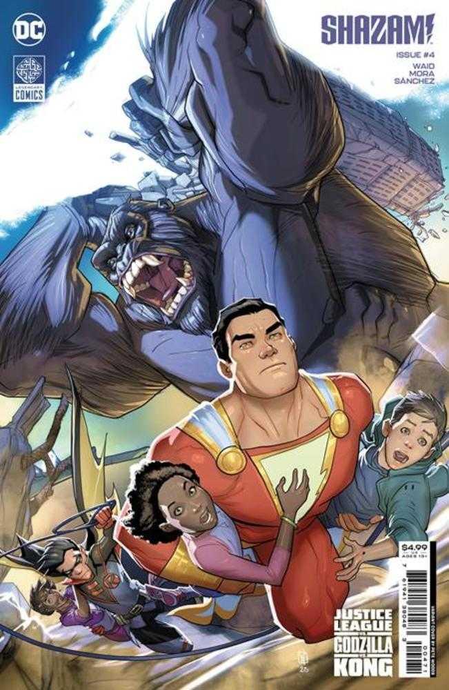 Shazam #4 CVR G - Pete Woods JLA vs Godzilla vs Kong Variant