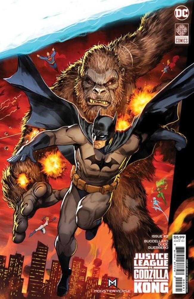 Justice League vs Godzilla vs Kong #2 (Of 7) - Cover C David Nakayama Batman Connecting Card Stock Variant