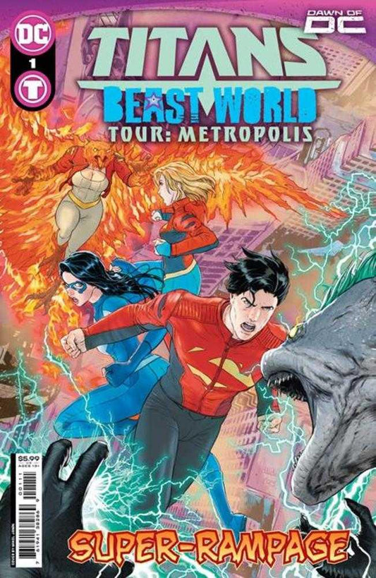 Titans Beast World Tour Metropolis #1 - (1-Shot) Cover A Mikel Janin