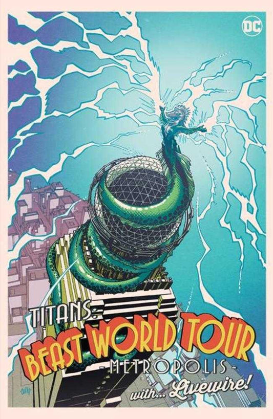 Titans Beast World Tour Metropolis #1 - (One Shot) Cover C Cully Hamner Card Stock Variant