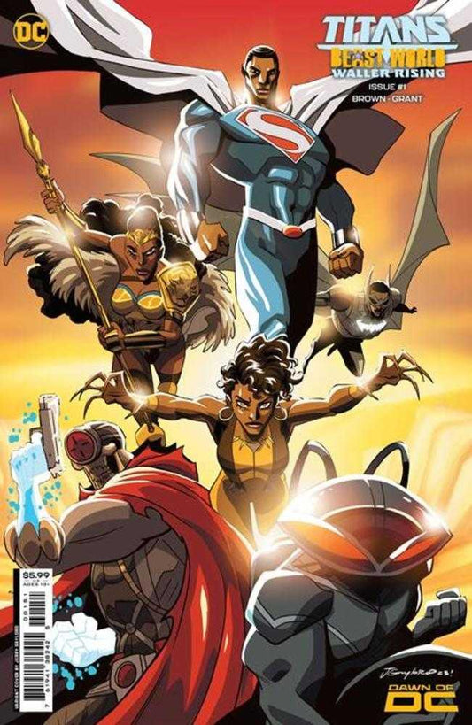 Titans Beast World Waller Rising #1 - (One Shot) Cover C Jerry Gaylord Card Stock Variant