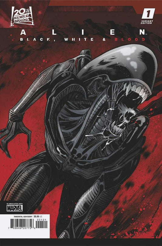 Alien: Black, White & Blood 1 - Elena Casagrande Variant