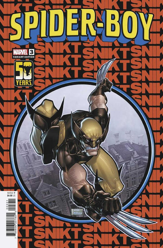 Spider-Boy #3 - David Baldeon Wolverine Variant