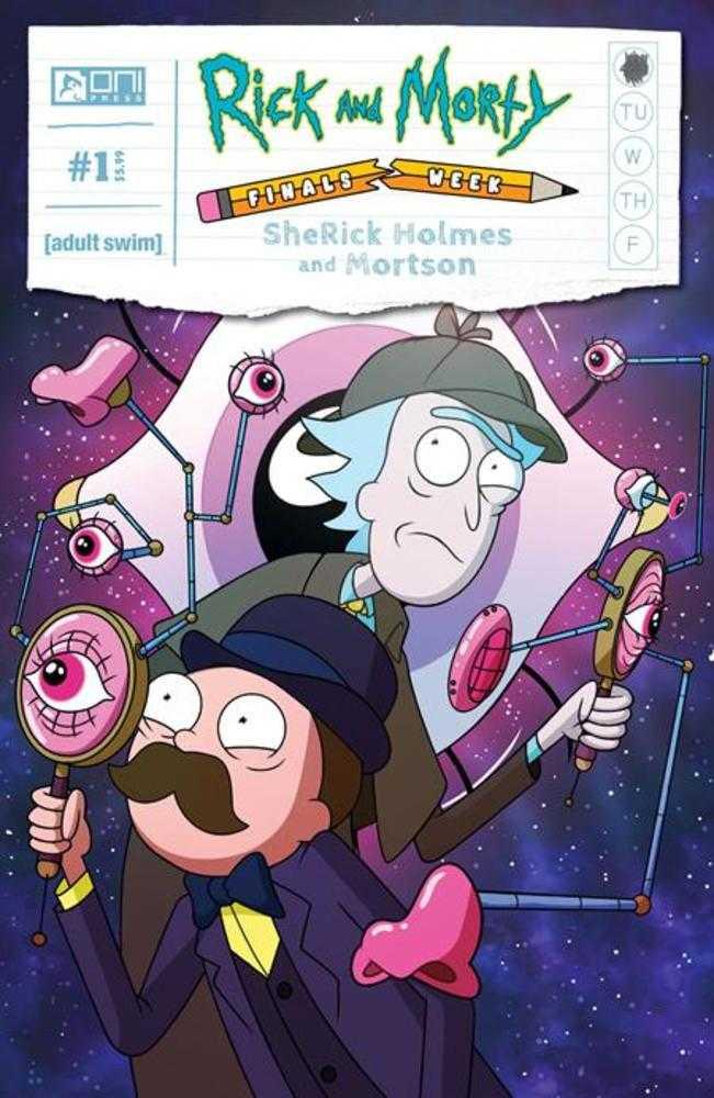Rick And Morty Presents Finals Week Sherick Holmes And Mortson #1 (Of 5) - Cover B Phil Murphy Variant (Mature)