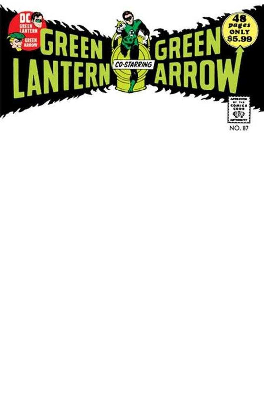 Green Lantern #87 Facsimile Edition - Cover B Blank Card Stock Variant