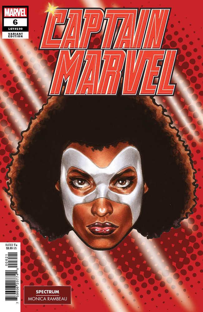Captain Marvel #6 - Mark Brooks Headshot Variant