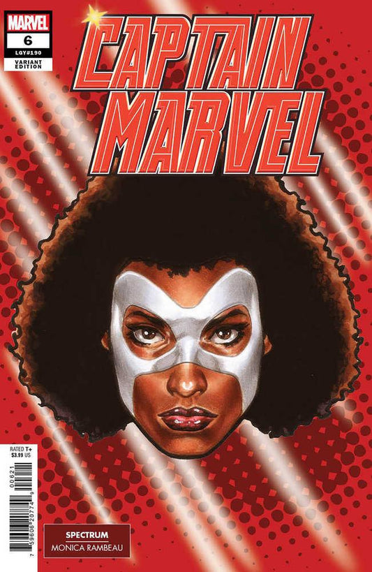 Captain Marvel #6 - Mark Brooks Headshot Variant
