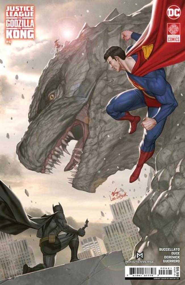 Justice League vs Godzilla vs Kong #6 (Of 7) - Cover B Inhyuk Lee Card Stock Variant