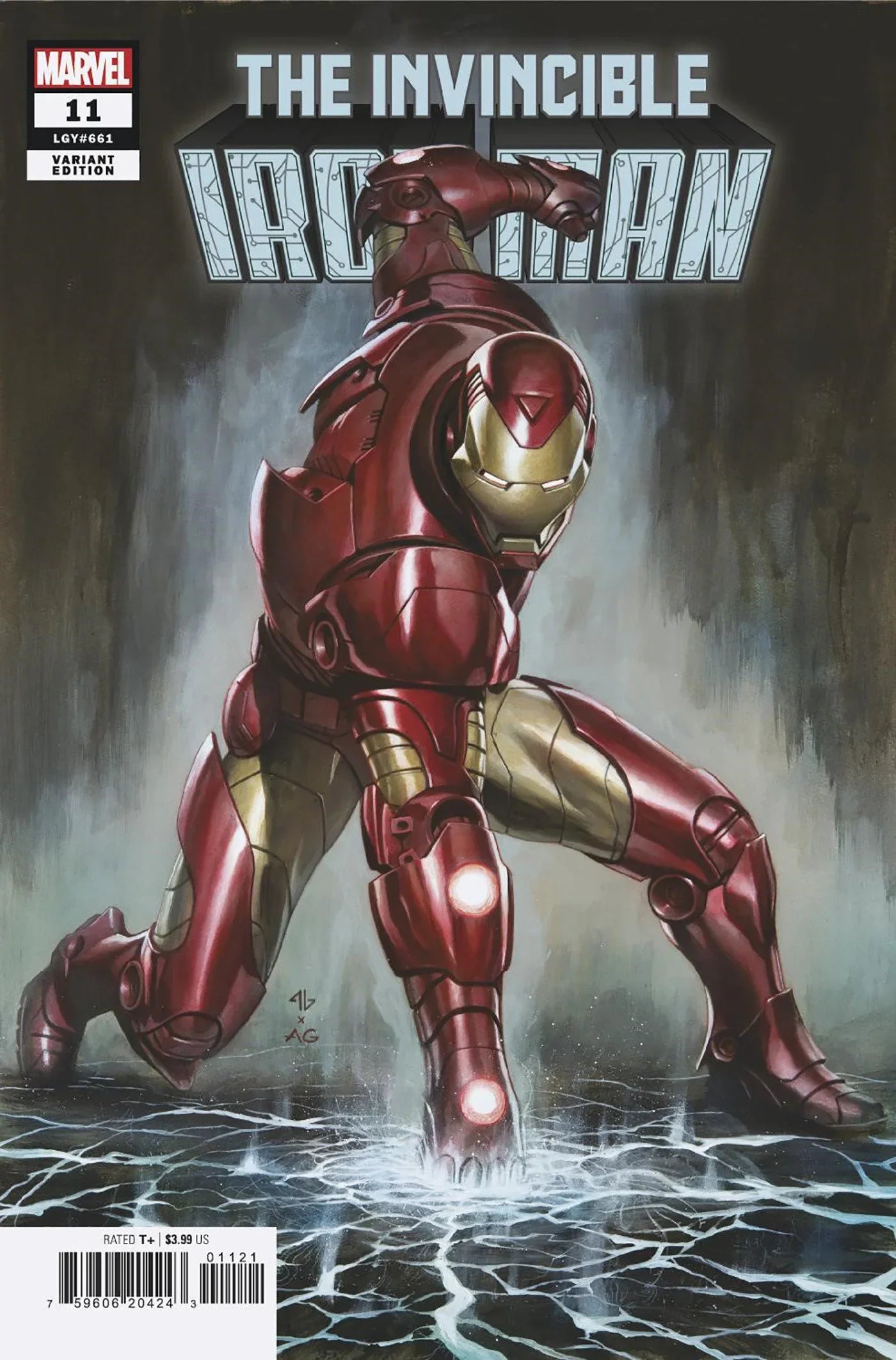 Invincible Iron Man 11 - Adi Granov Homage Variant [Fall]