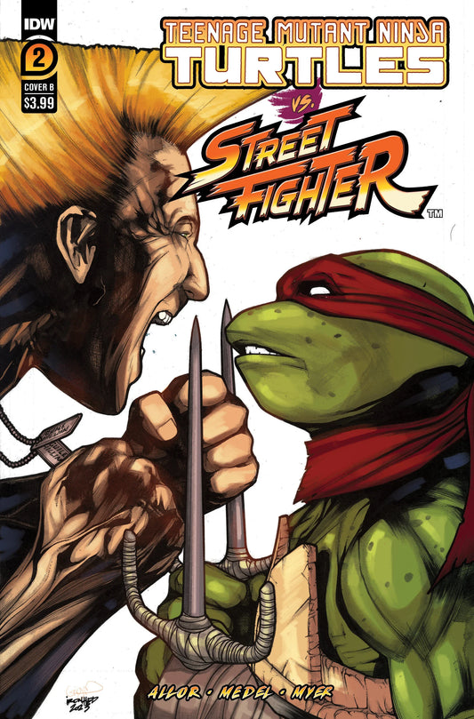 TMNT vs. Street Fighter #2 - Variant B (Sanchez)