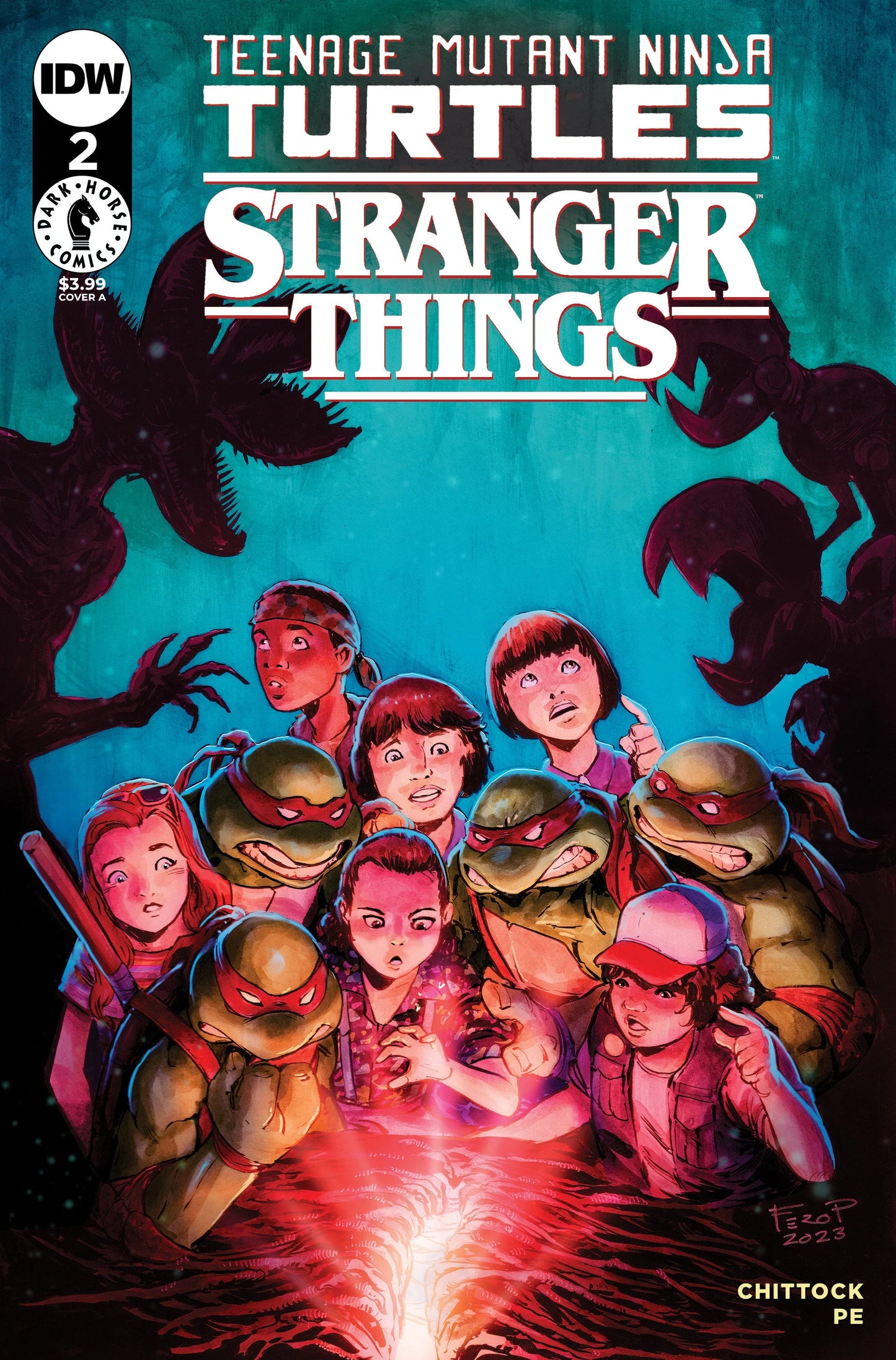 Teenage Mutant Ninja Turtles X Stranger Things #2 - Cover A (Pe)