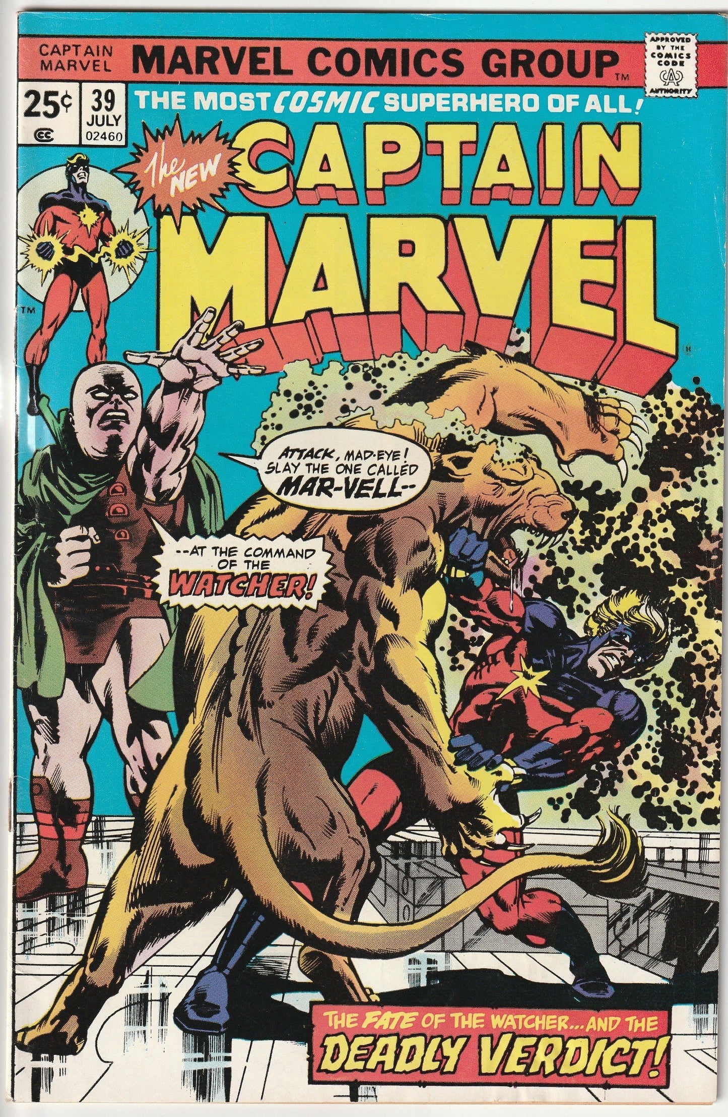 Captain Marvel #39 (7/75) - Watcher App. %product_vendow% - The One Stop Shop Comics & Games