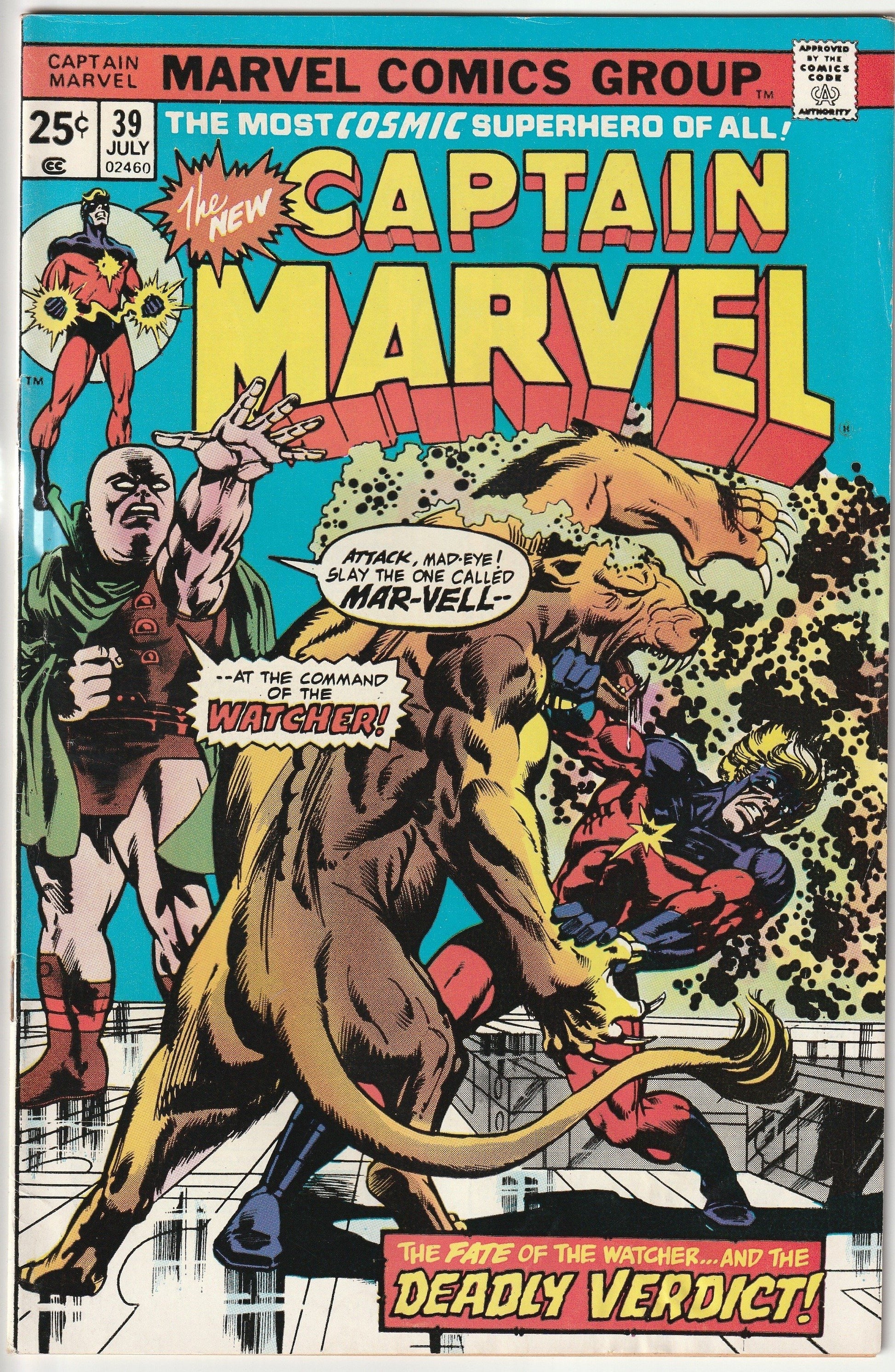 Captain Marvel #39 (7/75) - Watcher App. %product_vendow% - The One Stop Shop Comics & Games