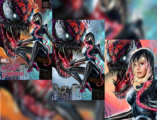 King In Black Gwenom Vs Carnage #1 Greg Horn Variant Set (01/13/2021) %product_vendow% - The One Stop Shop Comics & Games