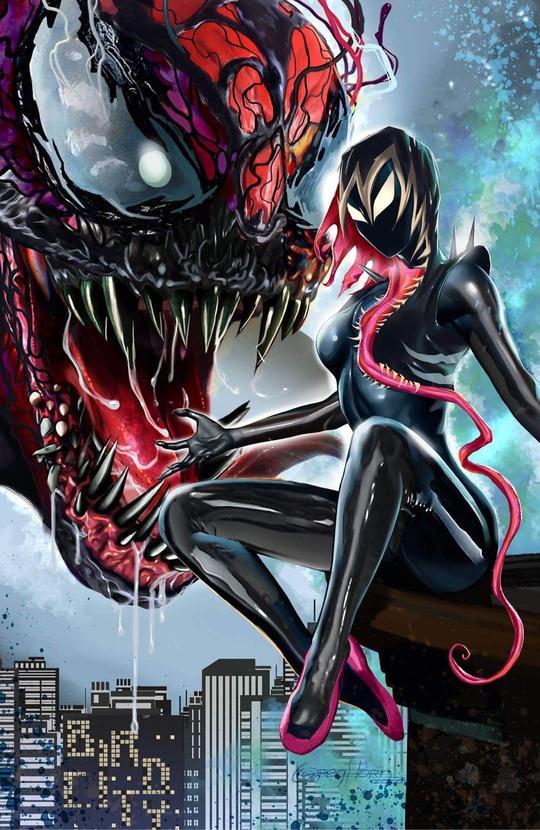 King In Black Gwenom Vs Carnage #1 Greg Horn Variant Set (01/13/2021) %product_vendow% - The One Stop Shop Comics & Games