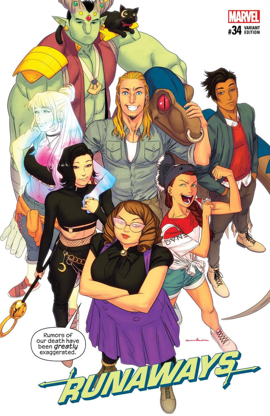 The One Stop Shop Comics & Games Runaways #34 Anka Var (03/03/2021) MARVEL COMICS