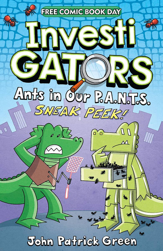 The One Stop Shop Comics & Games FCBD 2021 Investigators Ants In Pants Sneak Peek FIRST SECOND BOOKS