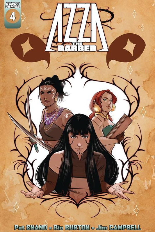 The One Stop Shop Comics & Games Azza The Barbed #4 (Of 5) (12/07/2022) SCOUT COMICS