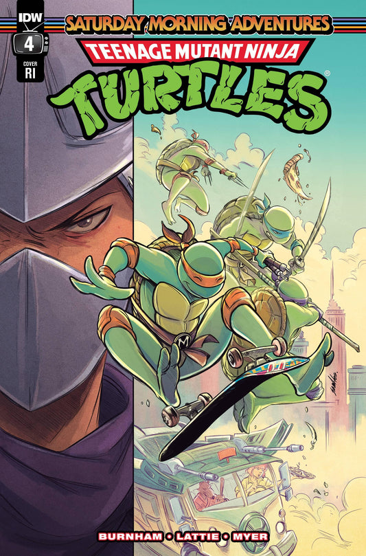 The One Stop Shop Comics & Games Tmnt Saturday Morning Adventures #4 Cvr D 10 Copy Incv (Net) (01/04/2023) IDW PUBLISHING