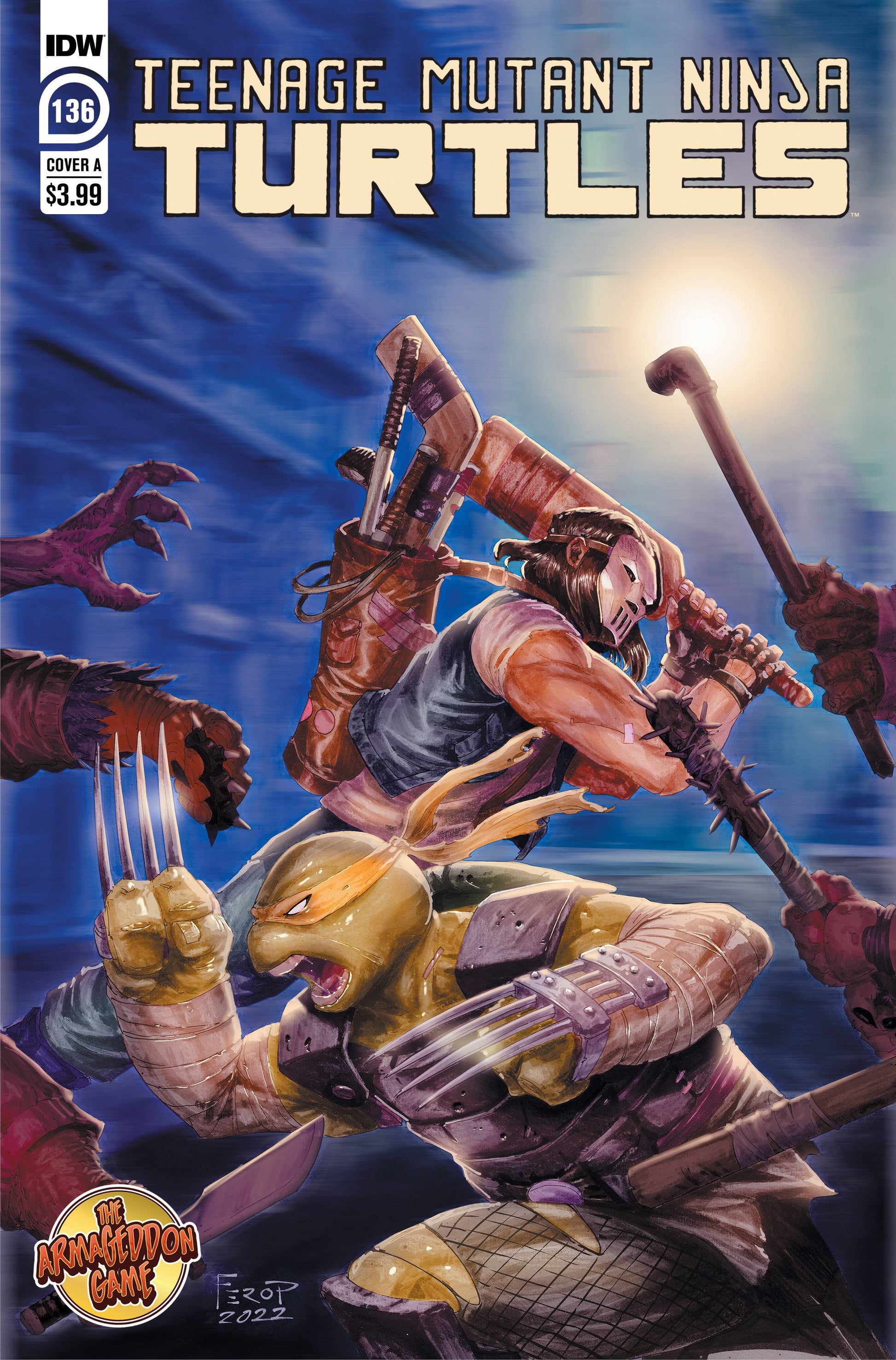 The One Stop Shop Comics & Games Tmnt Ongoing #136 Cvr A Fero Pe (01/11/2023) IDW PUBLISHING