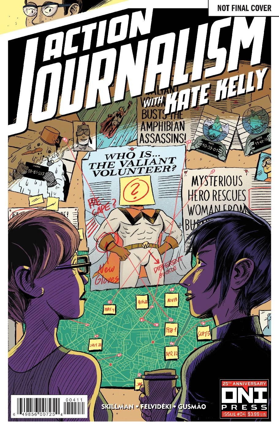 The One Stop Shop Comics & Games Action Journalism #4 Cvr A Felvideki (Mr) (12/21/2022) ONI PRESS INC.