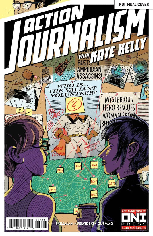 The One Stop Shop Comics & Games Action Journalism #4 Cvr A Felvideki (Mr) (12/21/2022) ONI PRESS INC.