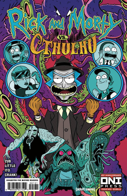 The One Stop Shop Comics & Games Rick And Morty Vs Cthulhu #1 Cvr C Ellerby (12/07/2022) ONI PRESS INC.