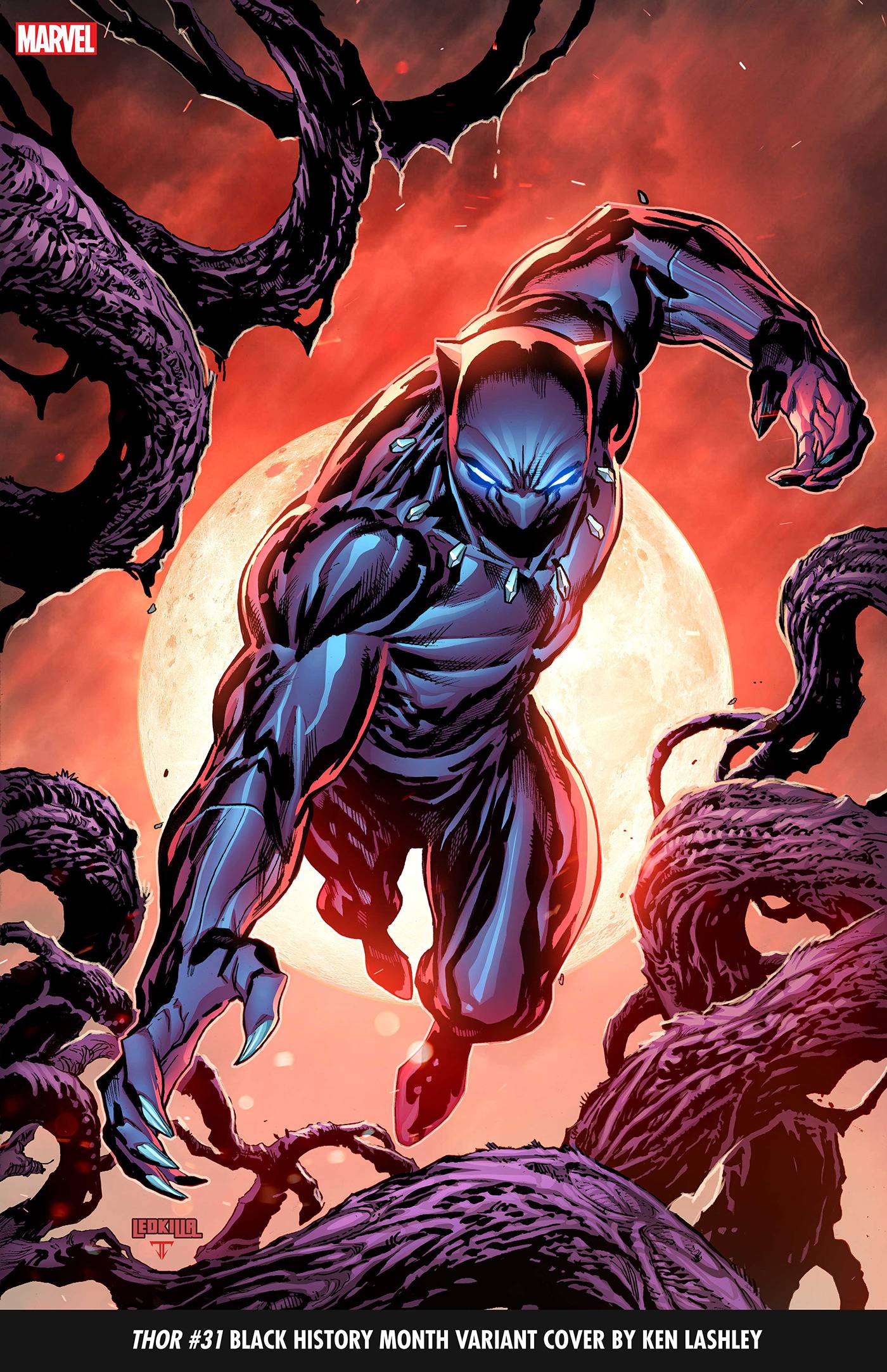 Thor #31 100 Copy Incv Lashley Black Panther Bhm Var (02/22/2023)