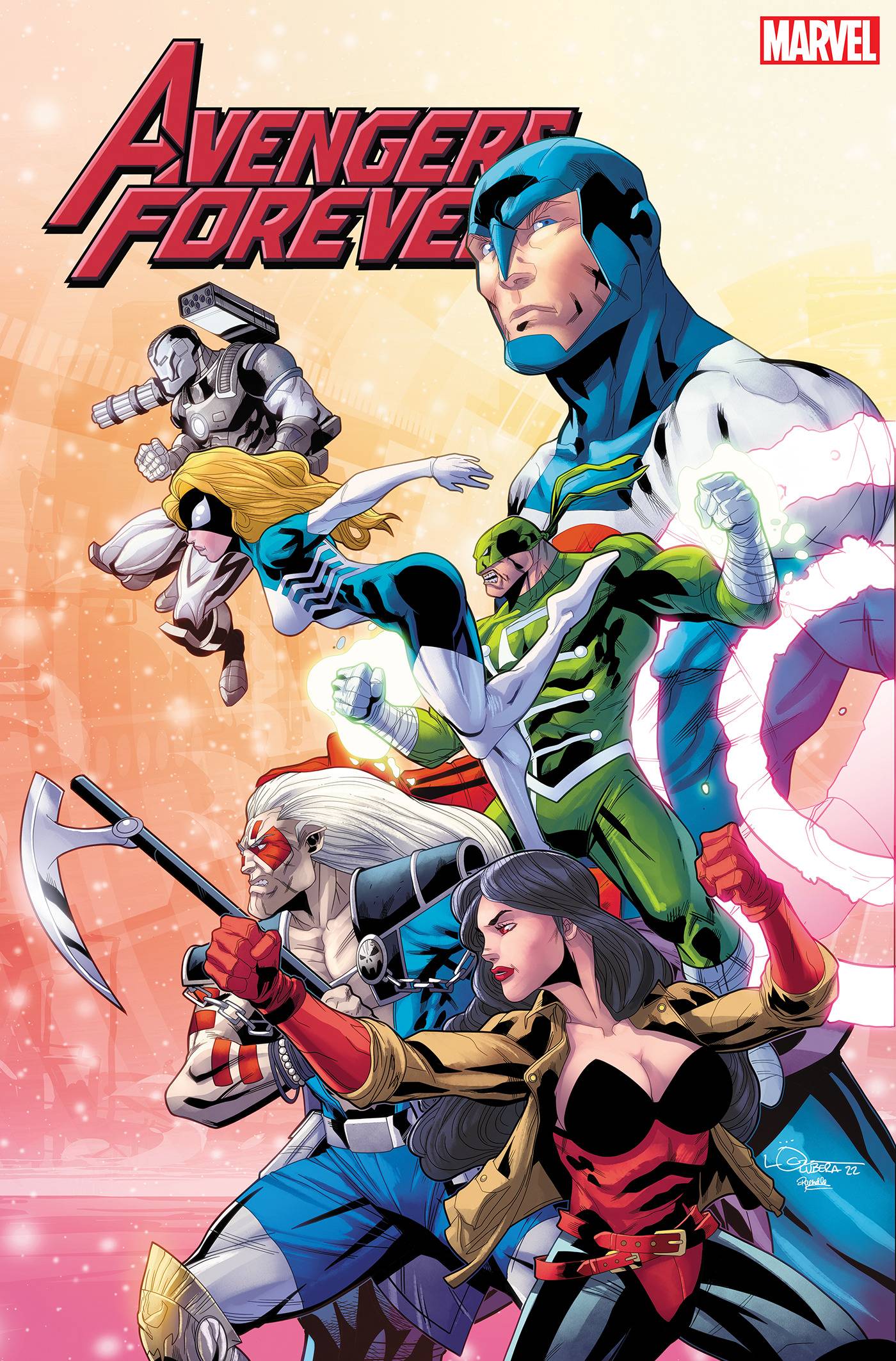 Avengers Forever #14 Lubera 90S Avengers Assemble Connect Va (02/15/2023)