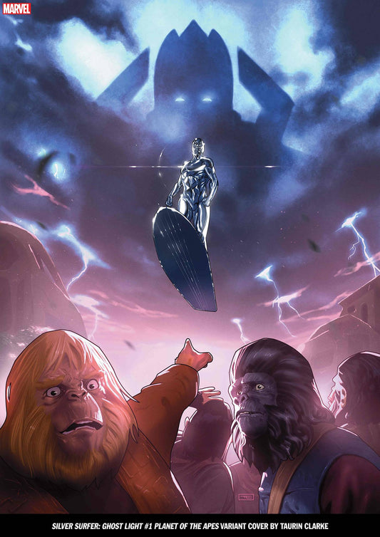 Silver Surfer Ghost Light #1 Clarke Planet Of The Apes Var (02/01/2023)
