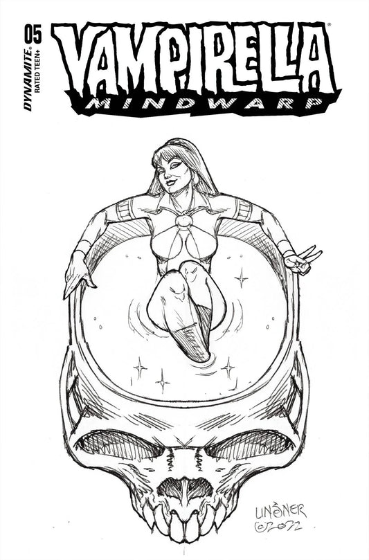 Vampirella Mindwarp #5 Cvr G 15 Copy Incv Linsner Line Art (01/11/2023)