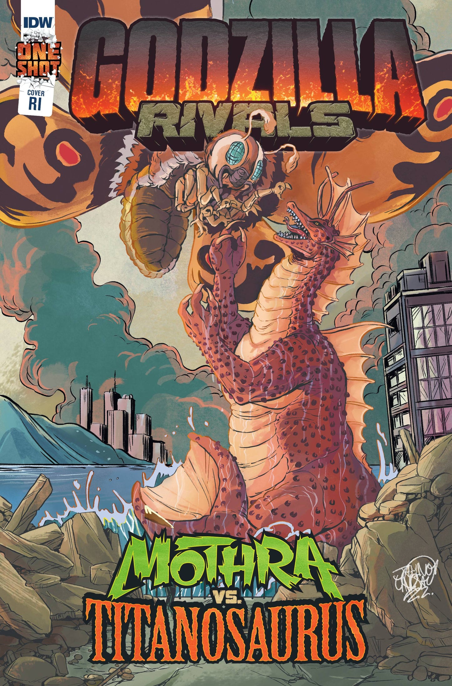 Godzilla Rivals Mothra Vs Titanosaurus Cvr C 10 Copy Incv (M (3/8/2023)