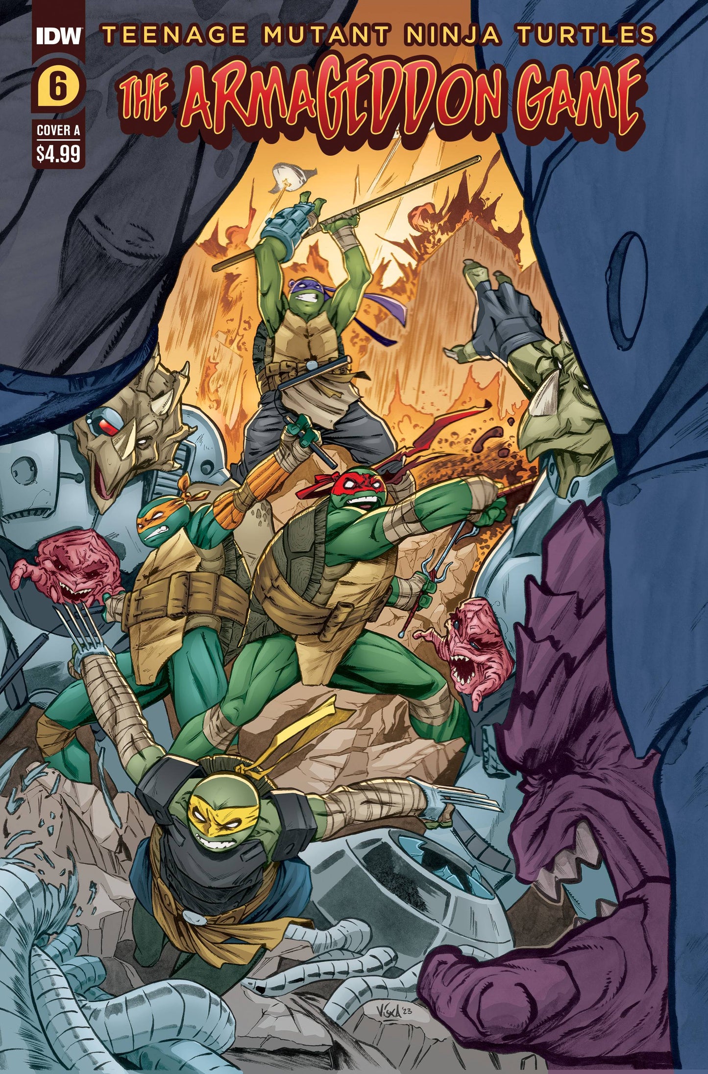 Tmnt Armageddon Game #6 Cvr A Federici (03/15/2023)