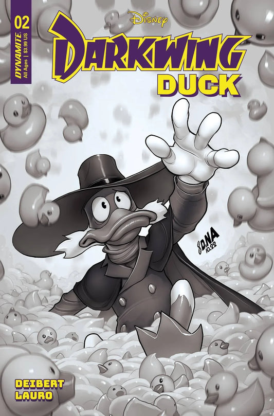 Darkwing Duck #2 Cvr I 15 Copy Incv Nakayama B&W (02/22/2023)