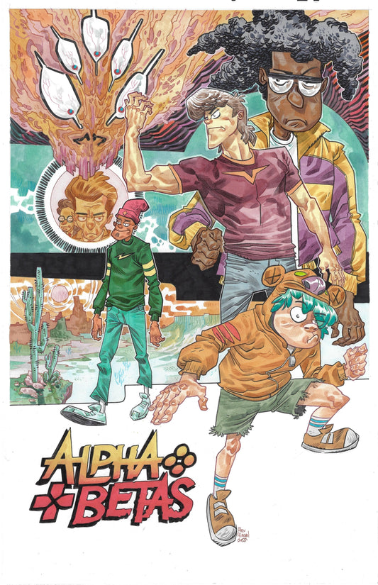 The One Stop Shop Comics & Games Alpha Betas #1 (Of 4) Cvr H Alex Riegel 2nd Ptg (Mr) (12/07/2022) WhatNot Publishing