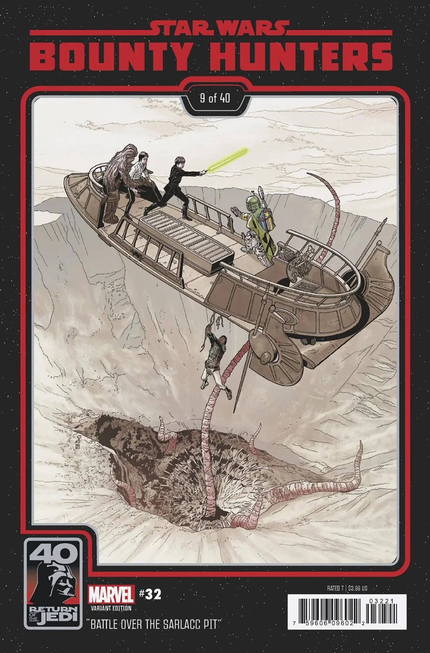 Star Wars Bounty Hunters #32 Return Of The Jedi 40Th Ann Var (03/08/2023)