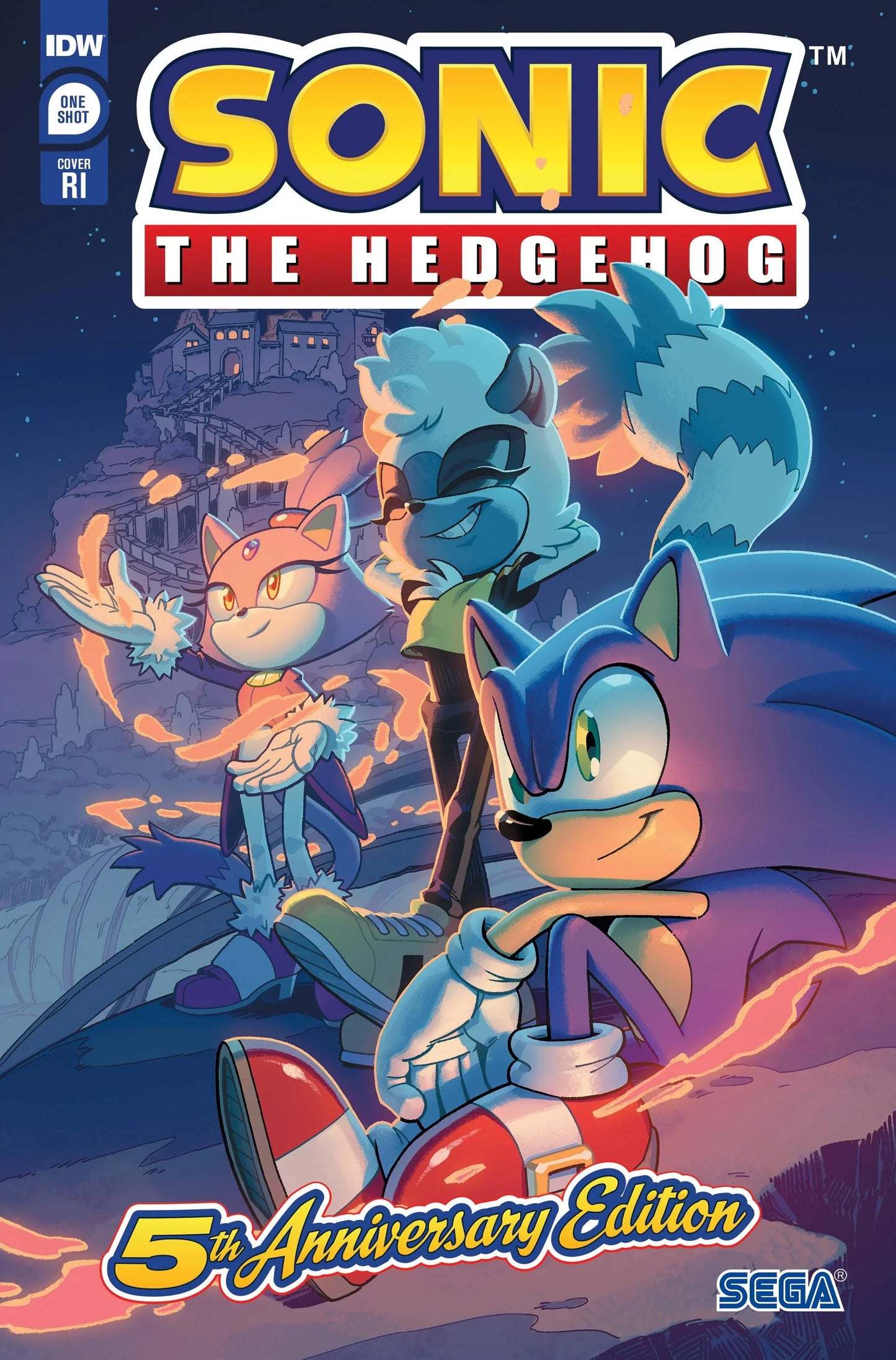 Sonic The Hedgehog #1 5Th Annv Ed Cvr F 25 Copy Invc Gates (04/05/2023)