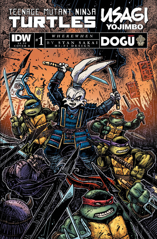Tmnt Usagi Yojimbo Wherewhen #1 Cvr B Eastman (04/12/2023)