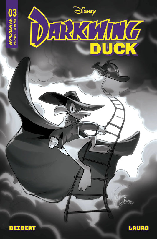 Darkwing Duck #3 Cvr I 20 Copy Incv Andolfo B&W (03/15/2023)
